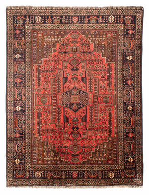 Løber Persisk tæppe - Nomadisk - 198 x 70 cm - rød