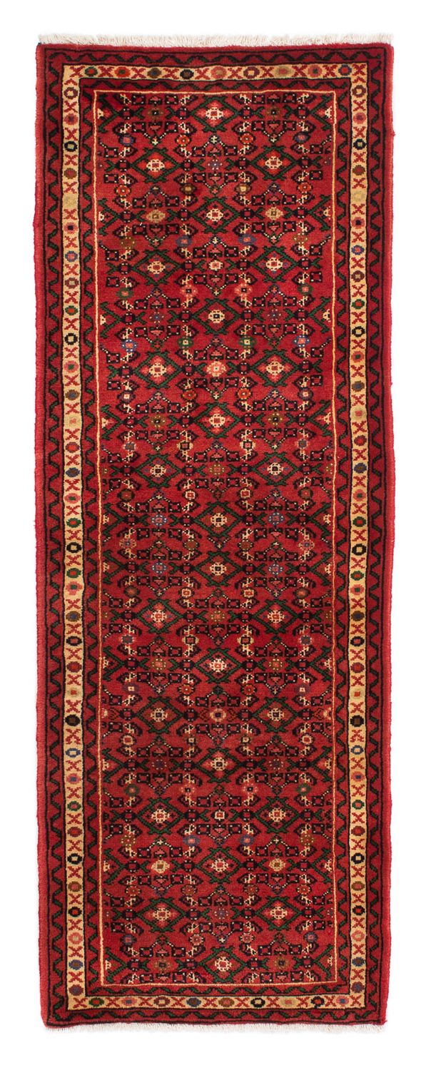 Løber Persisk tæppe - Nomadisk - 205 x 70 cm - mørkerød
