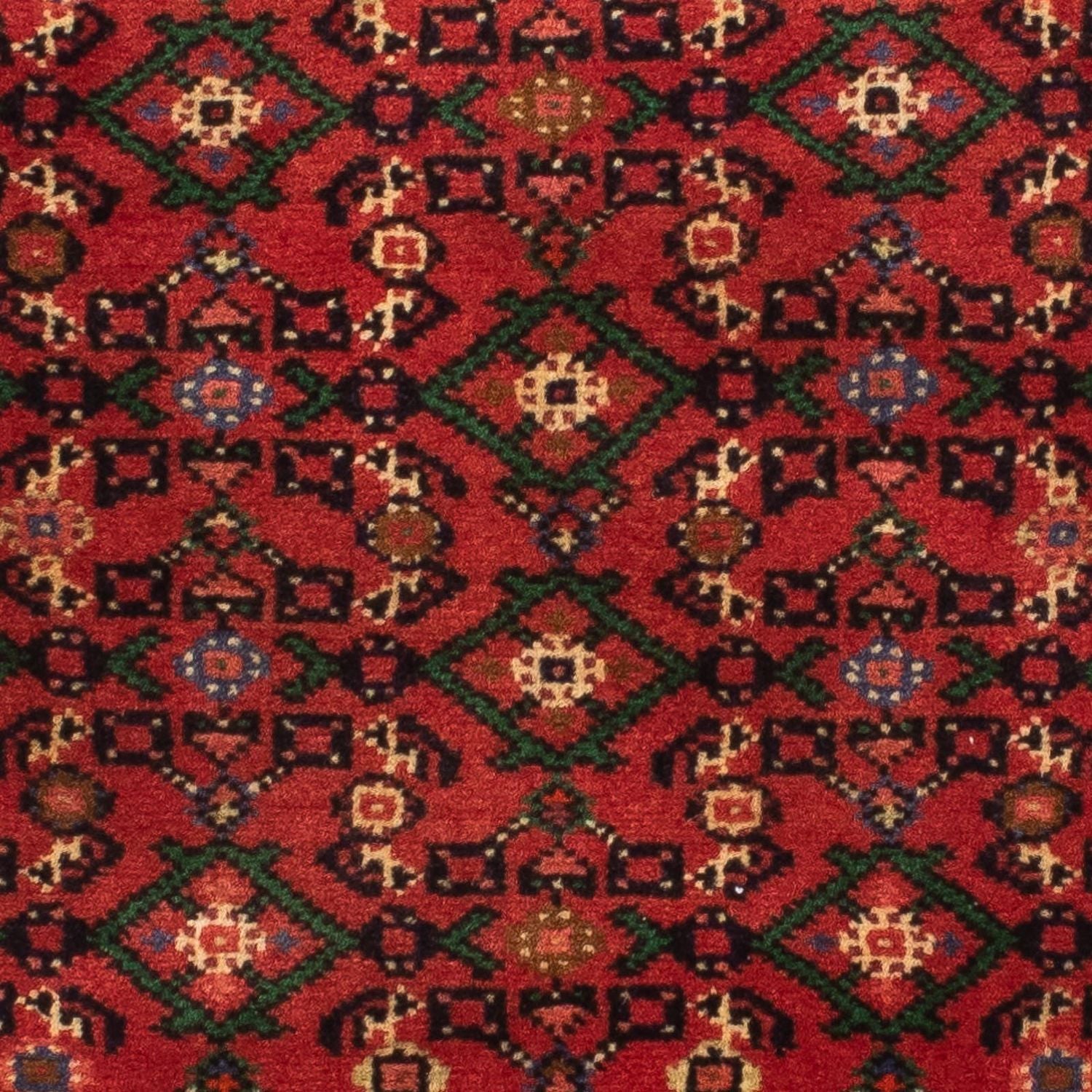 Løber Persisk tæppe - Nomadisk - 205 x 70 cm - mørkerød