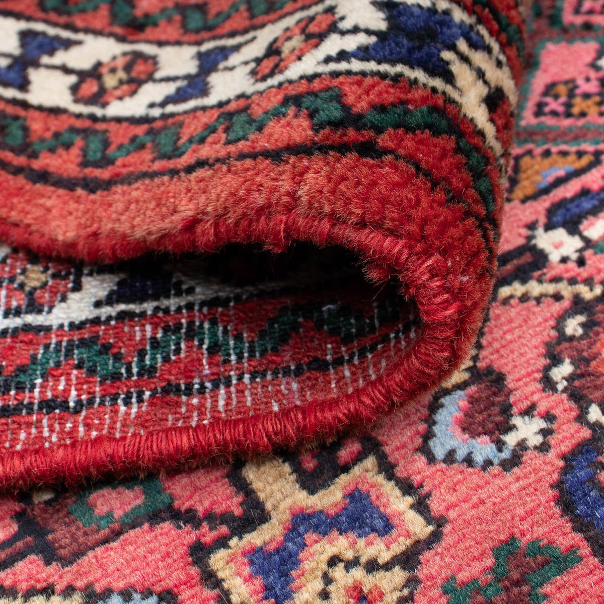 Løber Persisk tæppe - Nomadisk - 185 x 78 cm - mørkerød