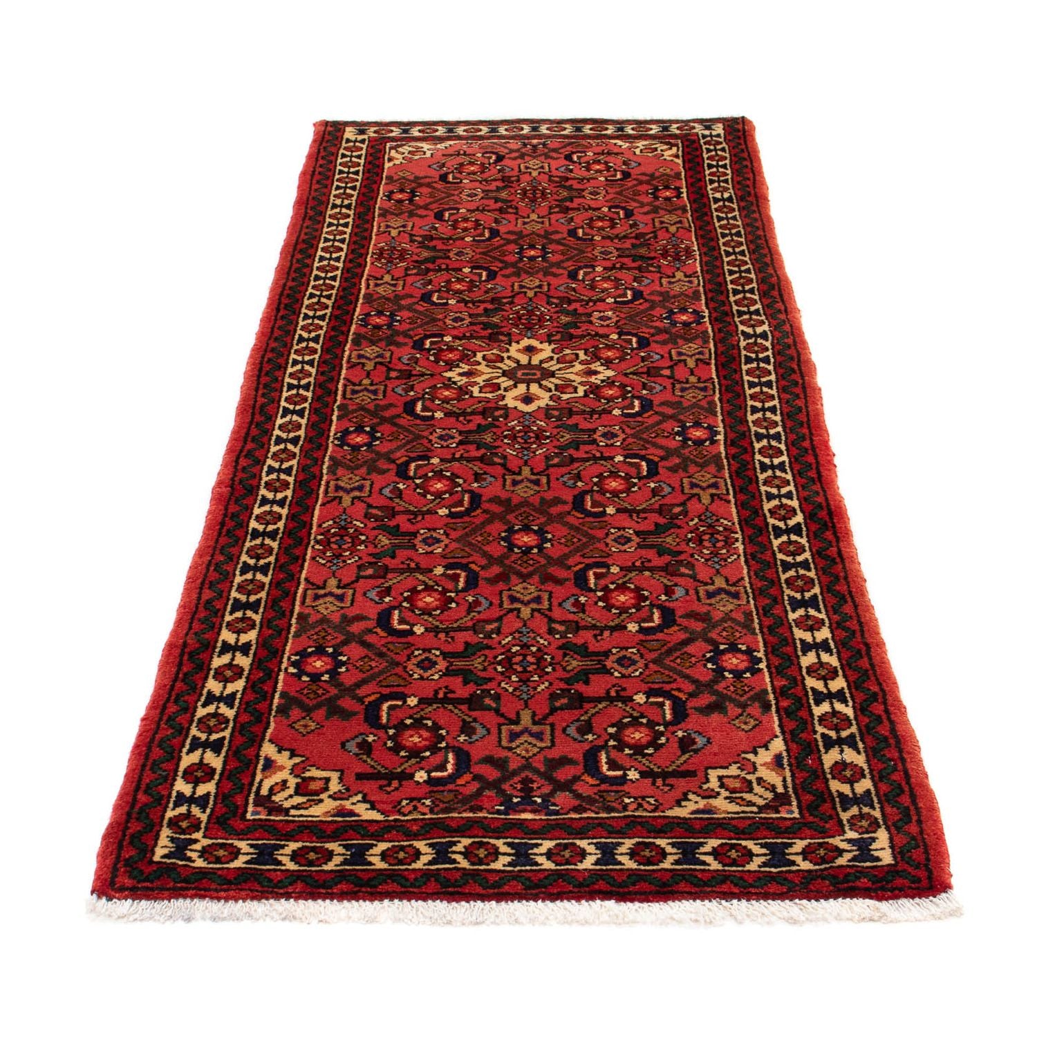 Løber Persisk tæppe - Nomadisk - 185 x 78 cm - mørkerød
