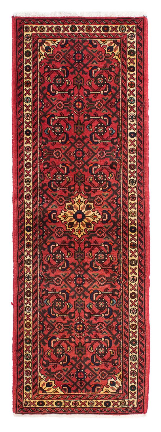 Løber Persisk tæppe - Nomadisk - 203 x 68 cm - mørkerød