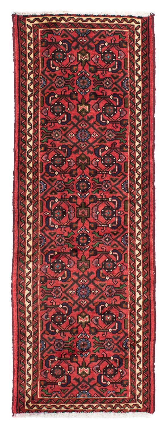 Løber Persisk tæppe - Nomadisk - 188 x 65 cm - mørkerød