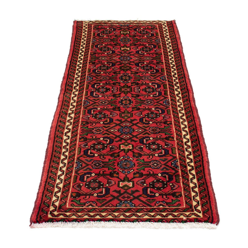 Løber Persisk tæppe - Nomadisk - 188 x 65 cm - mørkerød