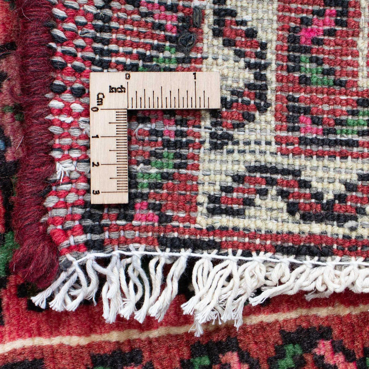 Løber Persisk tæppe - Nomadisk - 188 x 65 cm - mørkerød