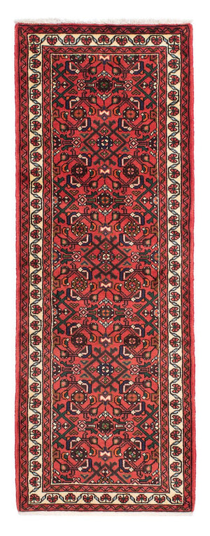 Løber Persisk tæppe - Nomadisk - 203 x 75 cm - mørkerød