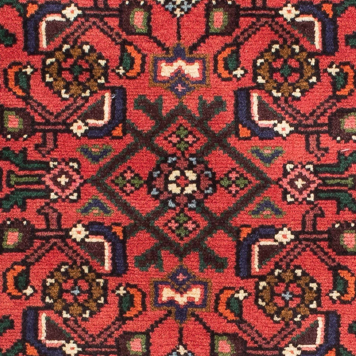 Løber Persisk tæppe - Nomadisk - 203 x 75 cm - mørkerød