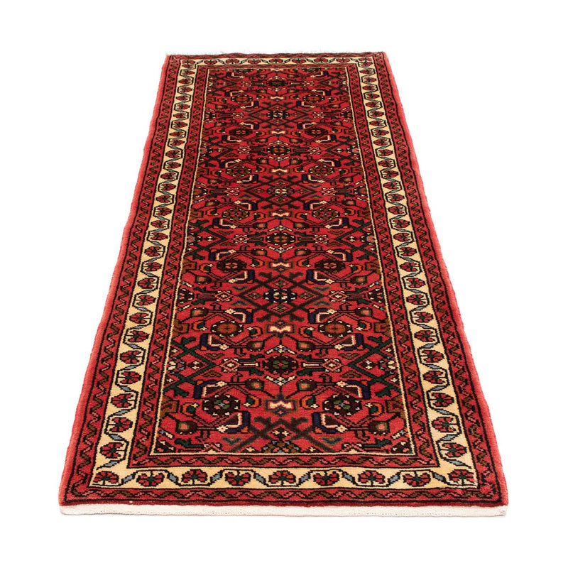 Løber Persisk tæppe - Nomadisk - 203 x 75 cm - mørkerød
