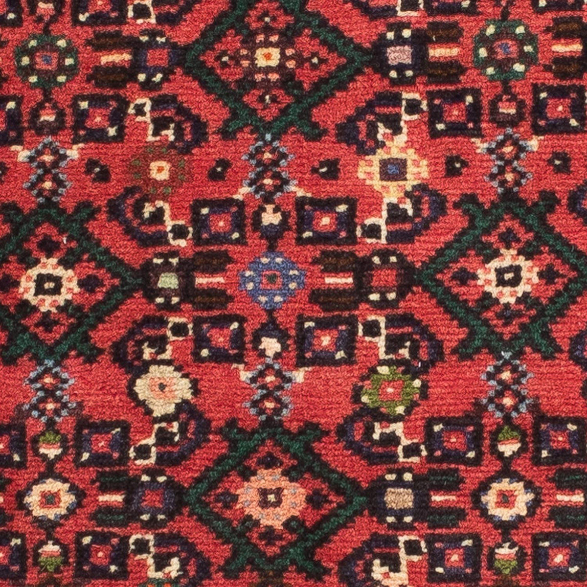 Løber Persisk tæppe - Nomadisk - 204 x 72 cm - mørkerød