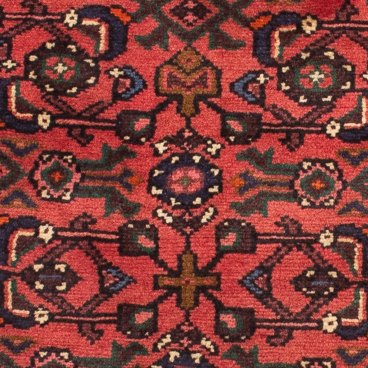 Løber Persisk tæppe - Nomadisk - 196 x 80 cm - mørkerød