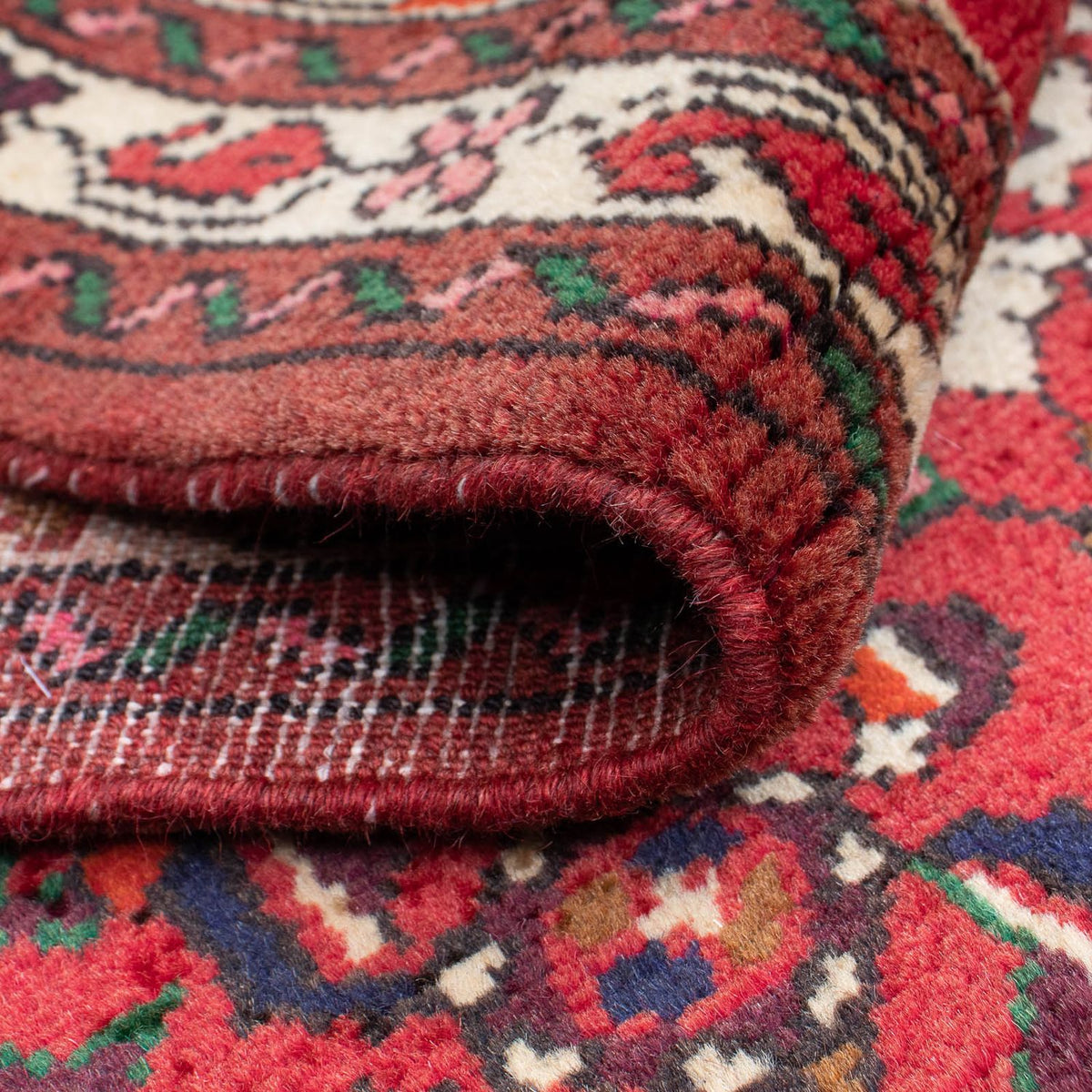 Løber Persisk tæppe - Nomadisk - 200 x 80 cm - mørkerød