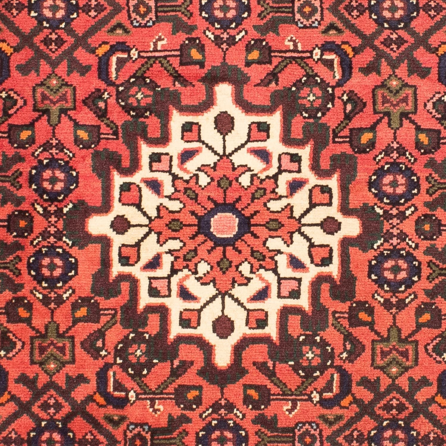 Persisk tæppe - Nomadisk - 152 x 103 cm - rød