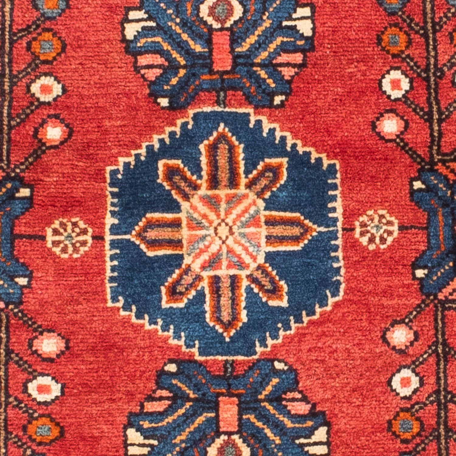 Persisk tæppe - Nomadisk - 178 x 110 cm - mørkerød