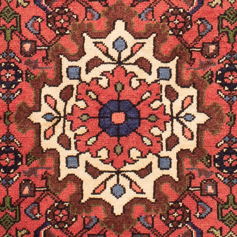Persisk tæppe - Nomadisk - 147 x 100 cm - mørkerød