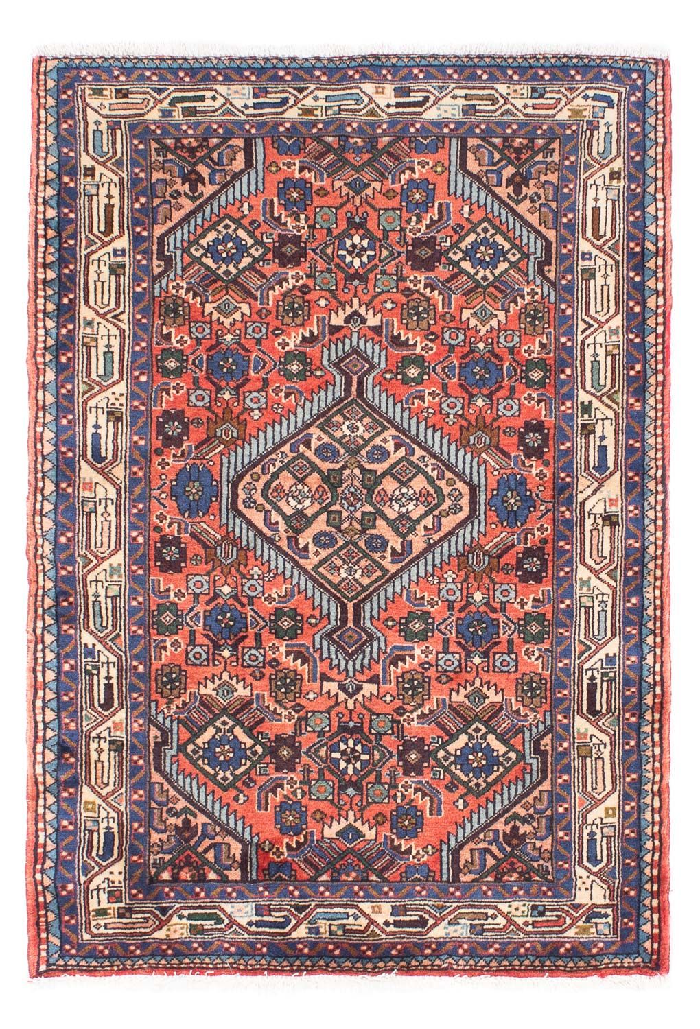Persisk tæppe - Nomadisk - 143 x 103 cm - rød