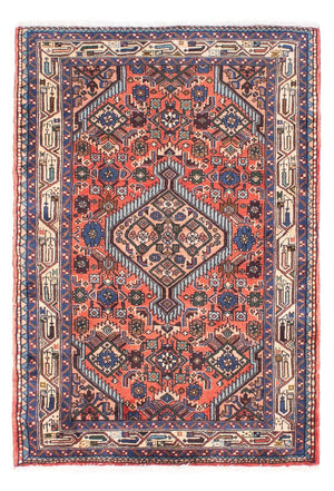 Persisk tæppe - Nomadisk - 143 x 103 cm - rød