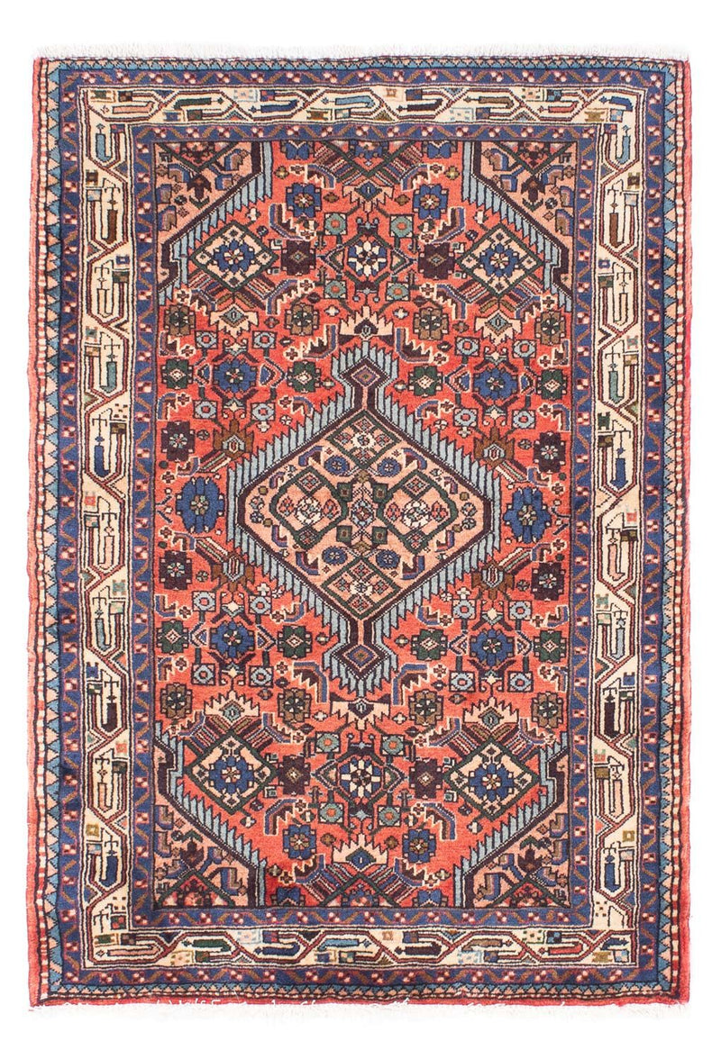 Persisk tæppe - Nomadisk - 143 x 103 cm - rød