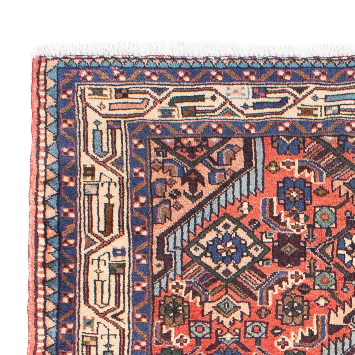 Persisk tæppe - Nomadisk - 143 x 103 cm - rød