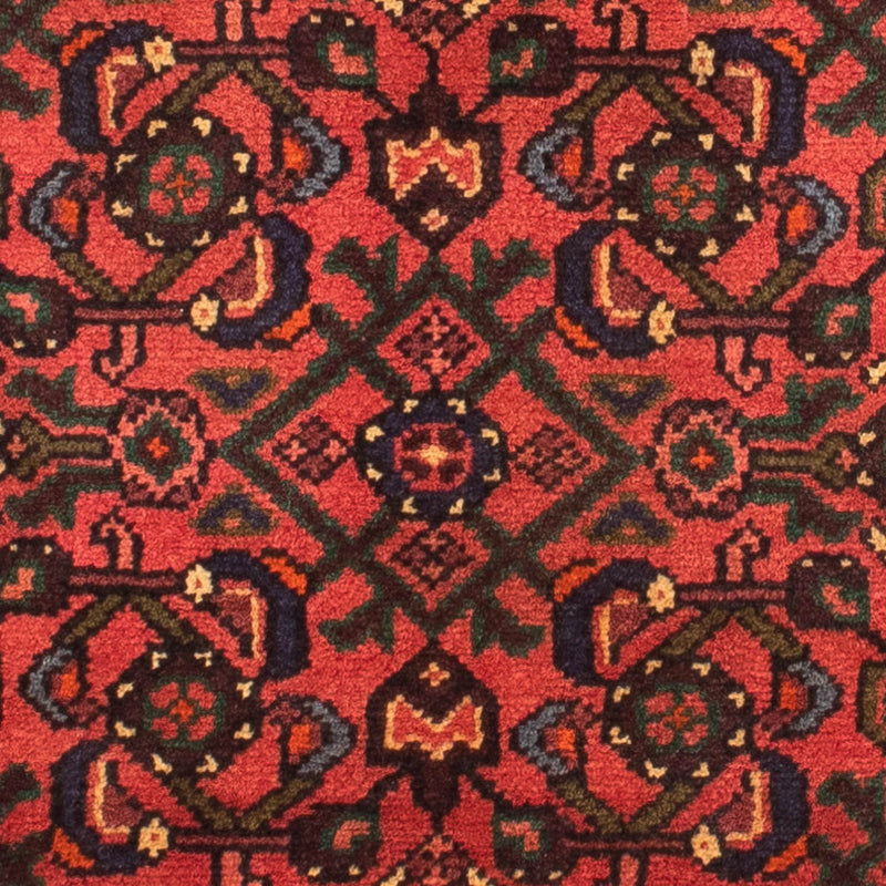 Persisk tæppe - Nomadisk - 160 x 115 cm - mørkerød