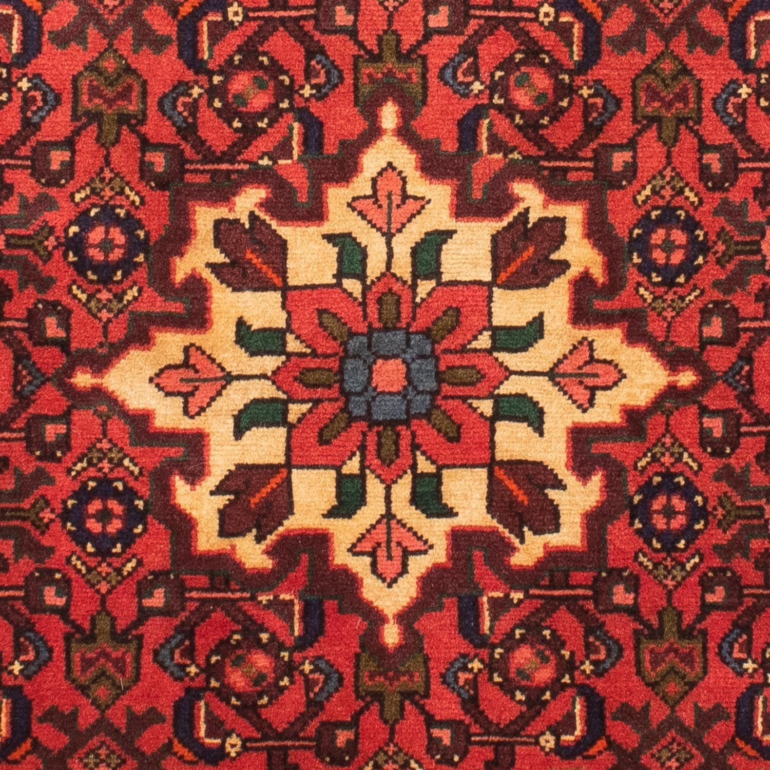 Persisk tæppe - Nomadisk - 156 x 106 cm - mørkerød