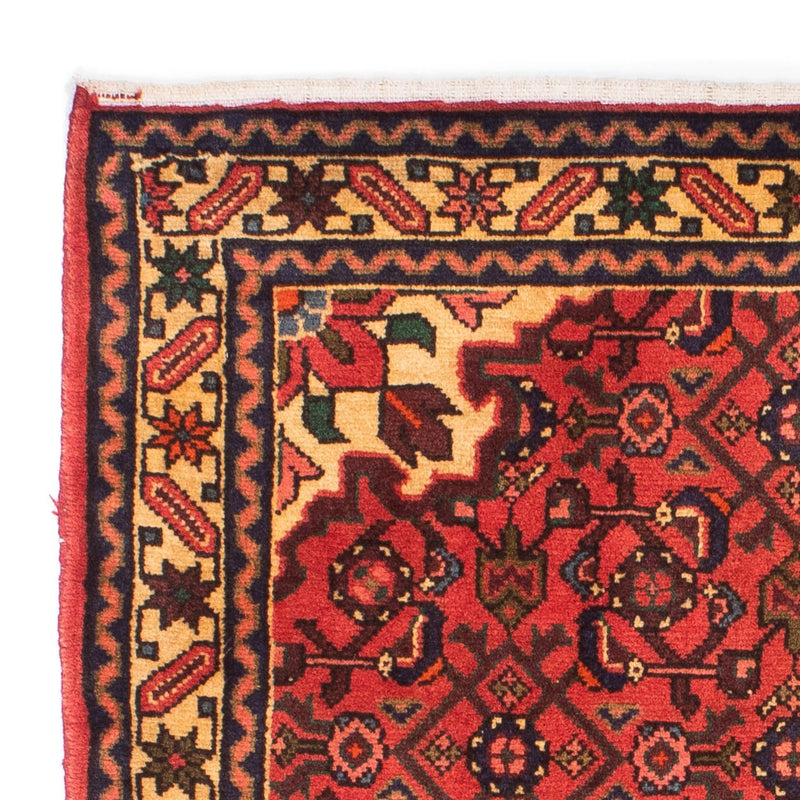 Persisk tæppe - Nomadisk - 156 x 106 cm - mørkerød
