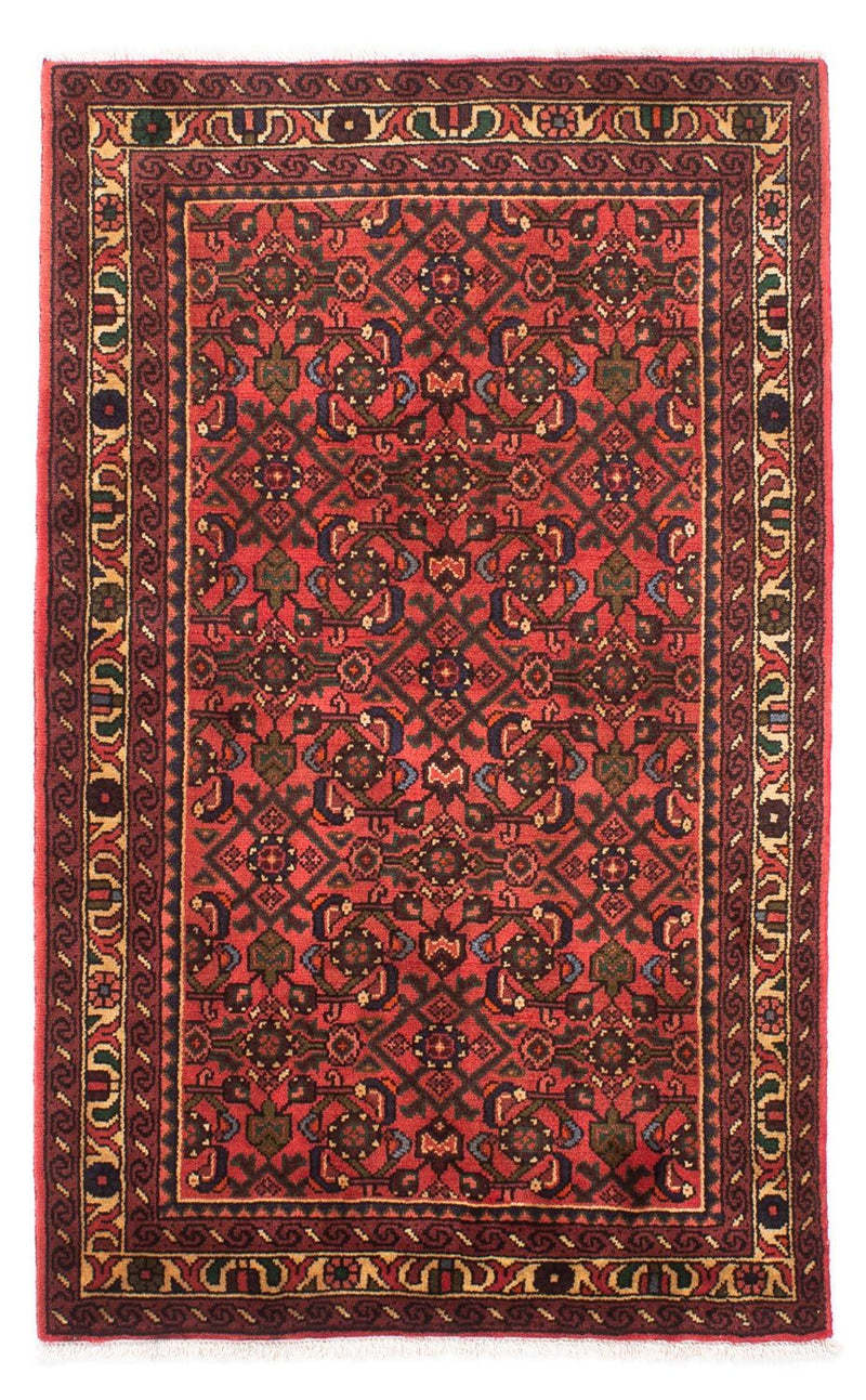 Persisk tæppe - Nomadisk - 165 x 100 cm - mørkerød