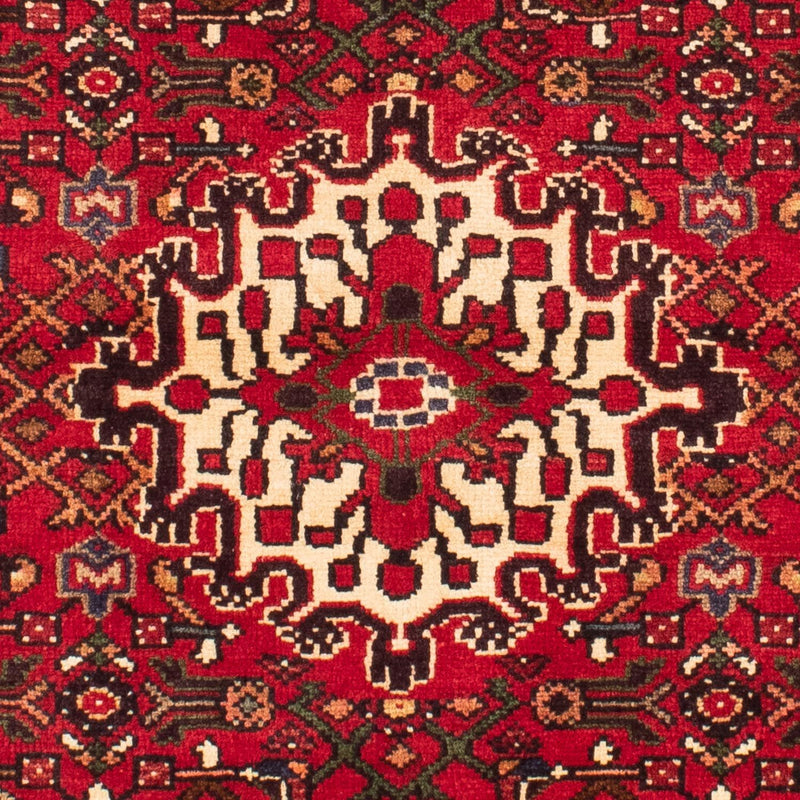 Persisk tæppe - Nomadisk - 160 x 115 cm - mørkerød