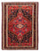 Persisk tæppe - Nomadisk - 150 x 116 cm - mørkerød