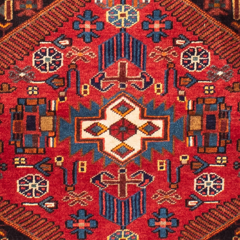 Persisk tæppe - Nomadisk - 150 x 116 cm - mørkerød