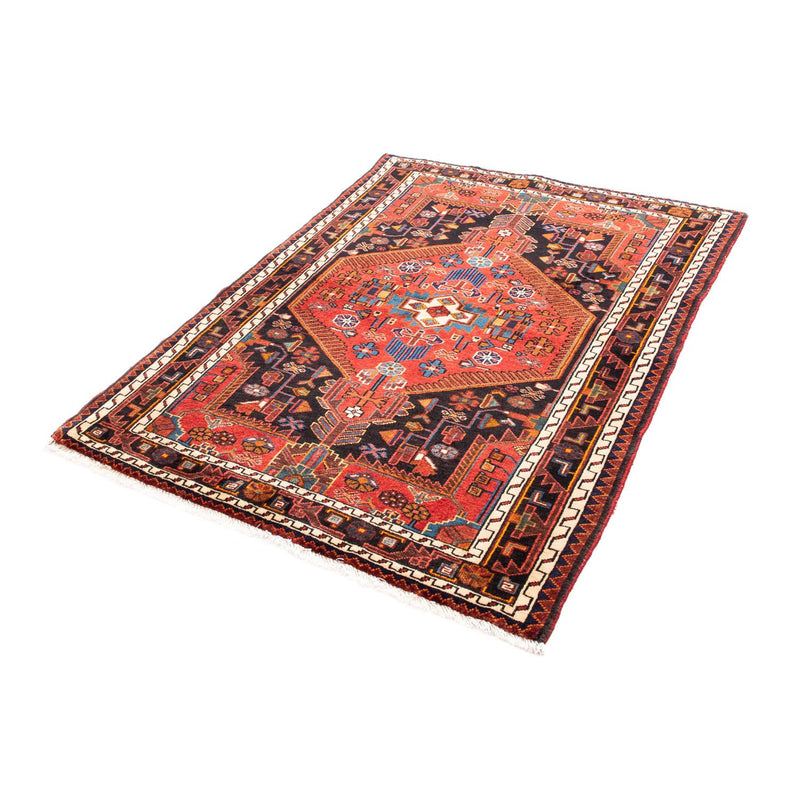 Persisk tæppe - Nomadisk - 150 x 116 cm - mørkerød