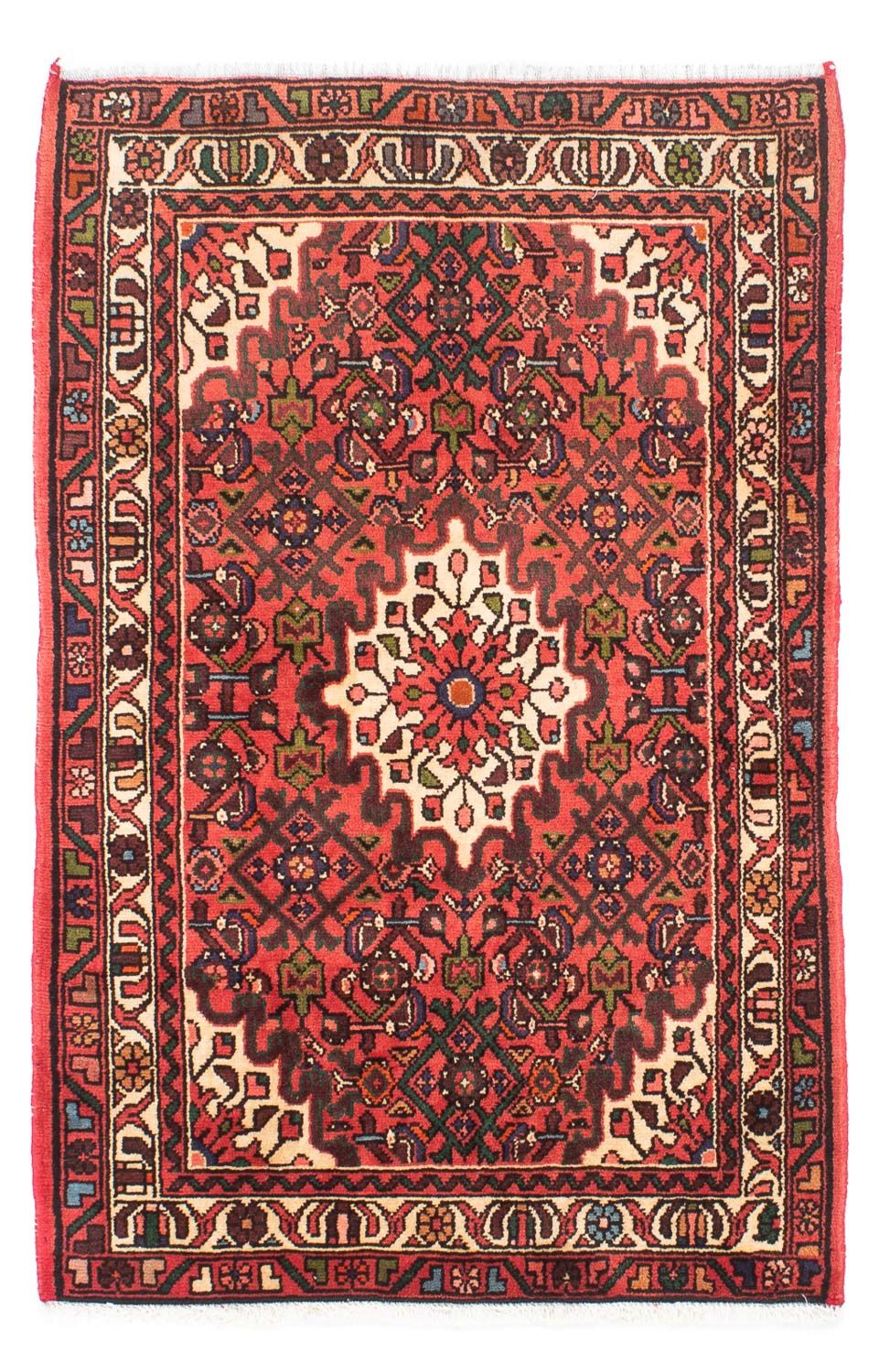 Persisk tæppe - Nomadisk - 150 x 100 cm - rød