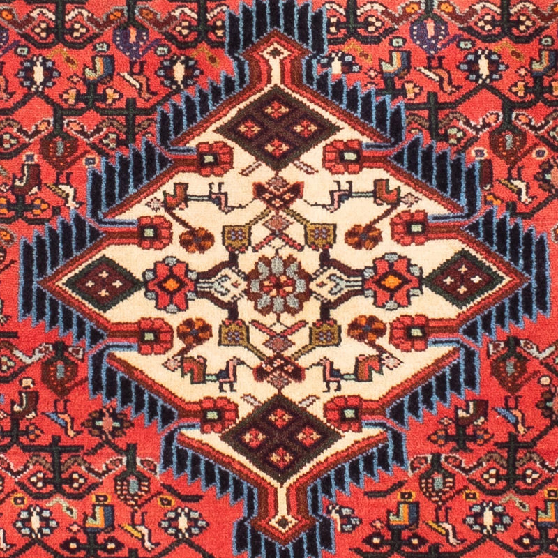 Persisk tæppe - Nomadisk - 160 x 105 cm - mørkerød