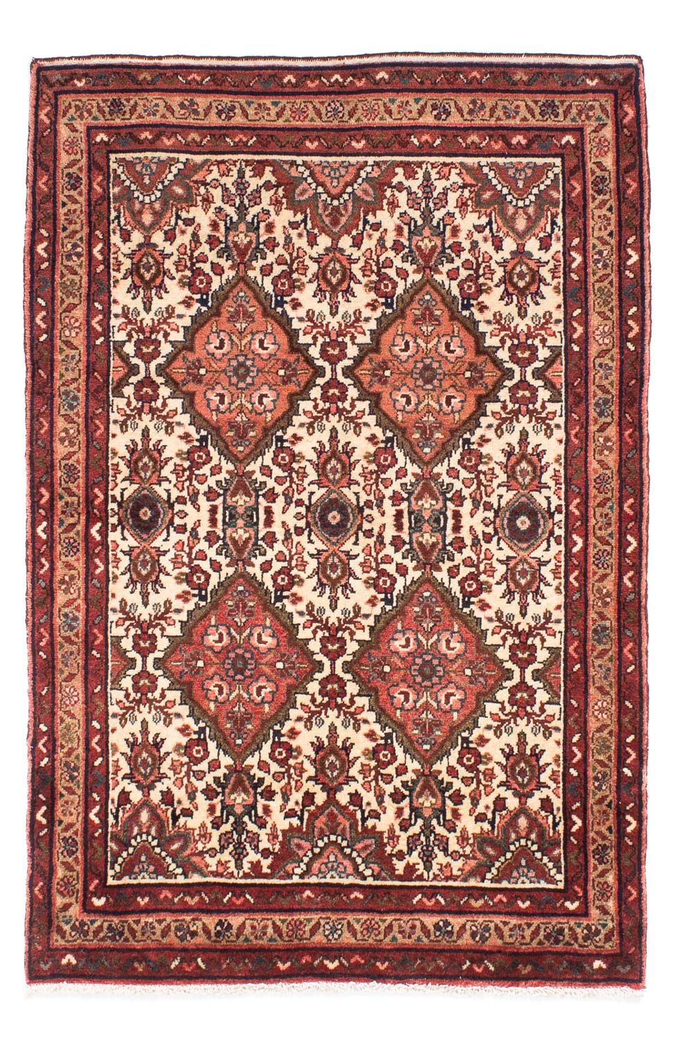 Persisk tæppe - Nomadisk - 156 x 108 cm - beige