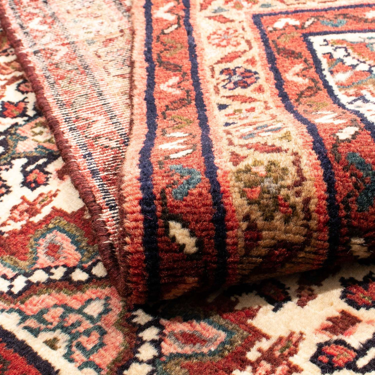 Persisk tæppe - Nomadisk - 156 x 108 cm - beige