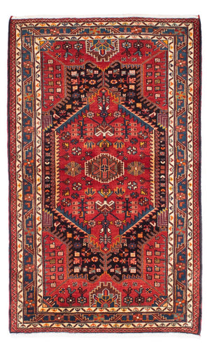 Persisk tæppe - Nomadisk - 172 x 110 cm - mørkerød