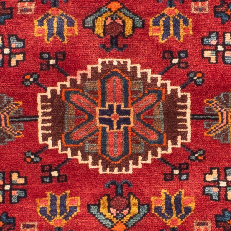 Persisk tæppe - Nomadisk - 172 x 110 cm - mørkerød