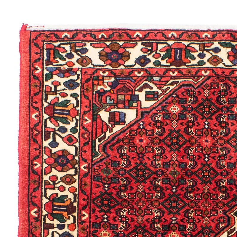 Persisk tæppe - Nomadisk - 195 x 150 cm - mørkerød