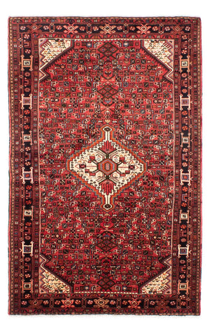 Persisk tæppe - Nomadisk - 225 x 145 cm - mørkerød