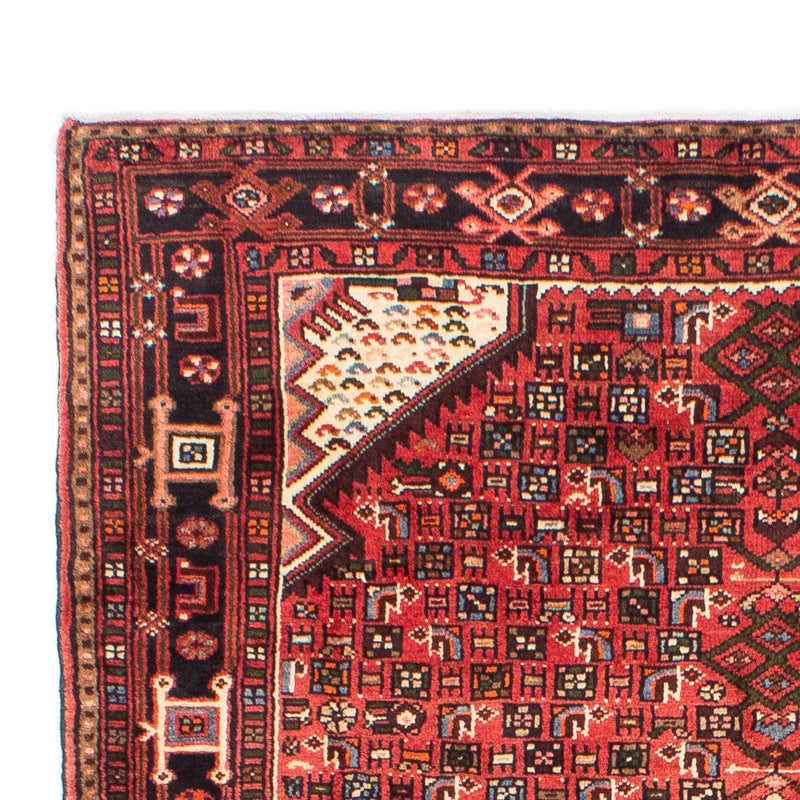 Persisk tæppe - Nomadisk - 225 x 145 cm - mørkerød