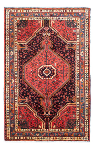 Persisk tæppe - Nomadisk - 220 x 142 cm - rød