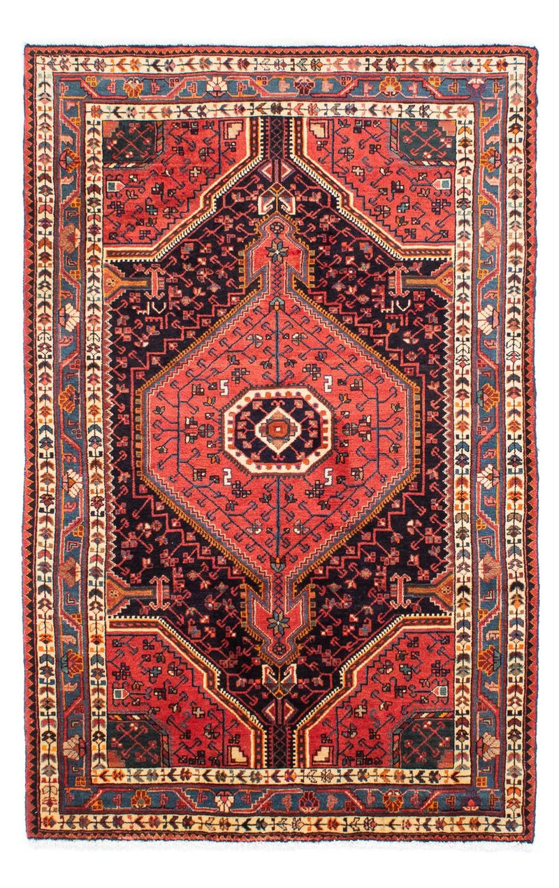 Persisk tæppe - Nomadisk - 220 x 142 cm - rød