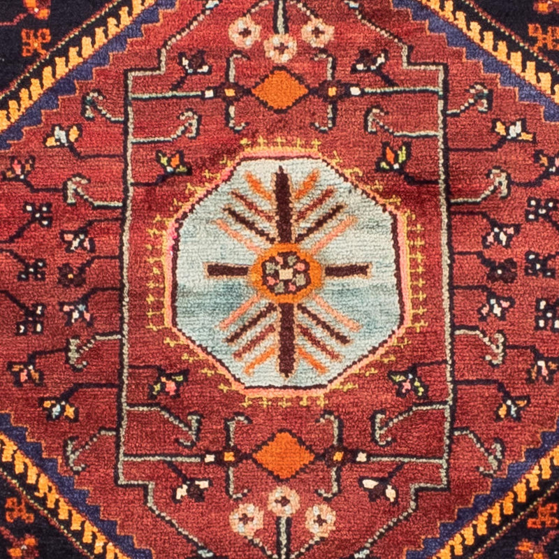 Persisk tæppe - Nomadisk - 217 x 145 cm - mørkeblå