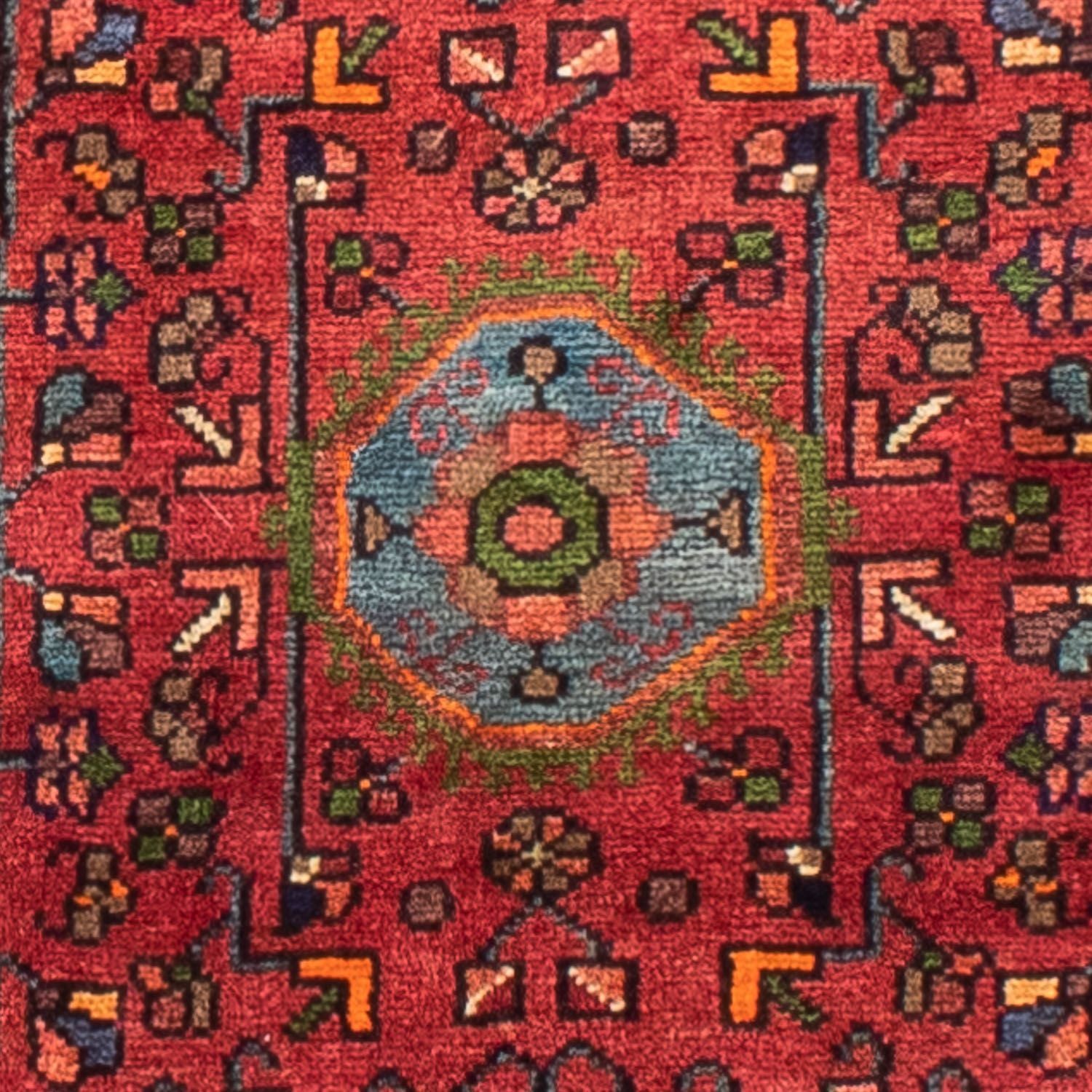 Persisk tæppe - Nomadisk - 230 x 142 cm - mørkeblå