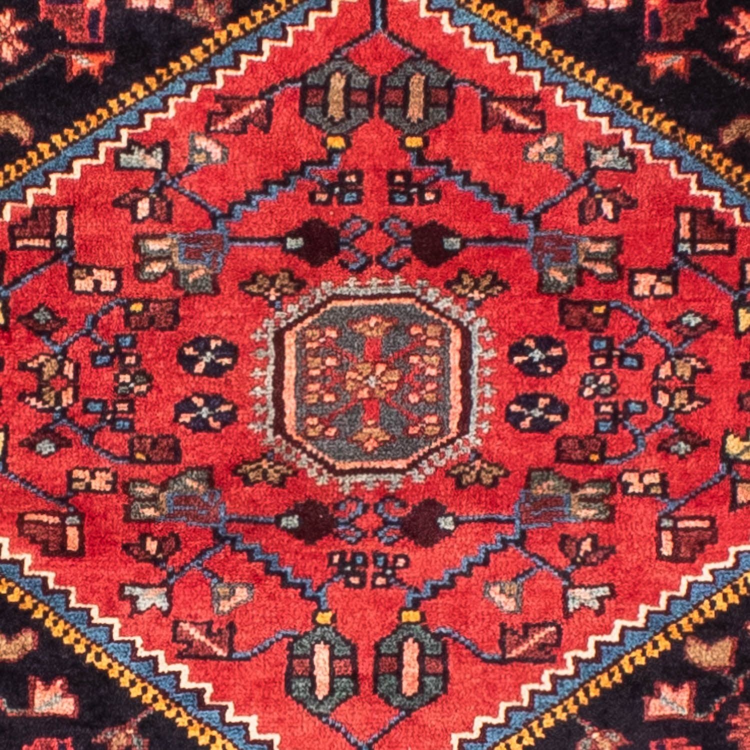 Persisk tæppe - Nomadisk - 200 x 115 cm - mørkeblå