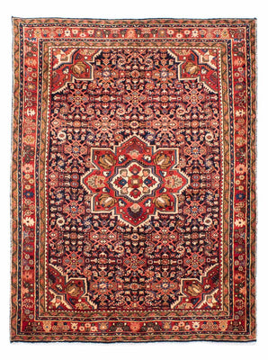 Persisk tæppe - Nomadisk - 215 x 153 cm - mørkeblå