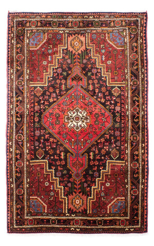 Persisk tæppe - Nomadisk - 227 x 145 cm - mørkeblå