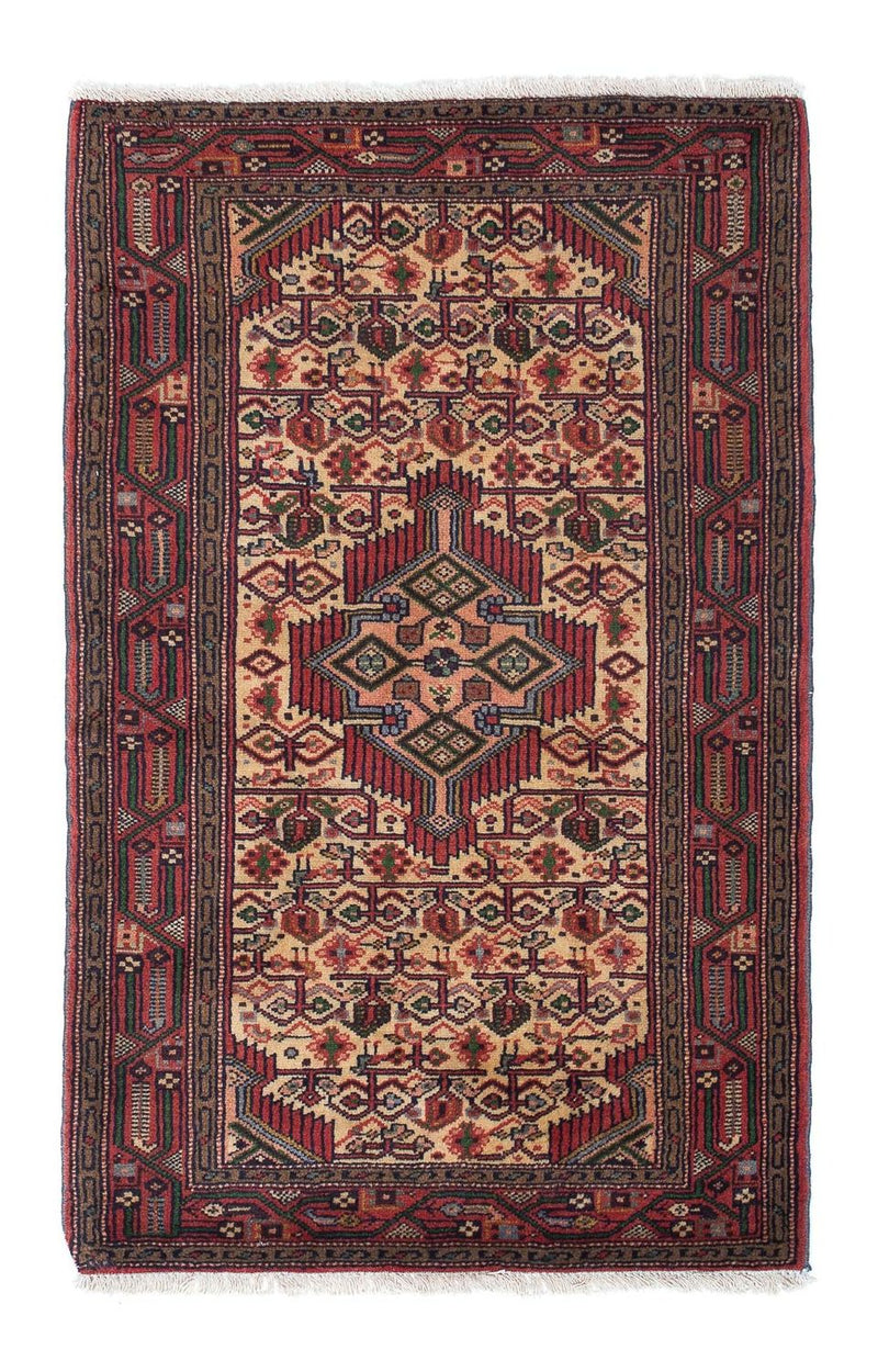 Persisk tæppe - Nomadisk - 133 x 82 cm - beige