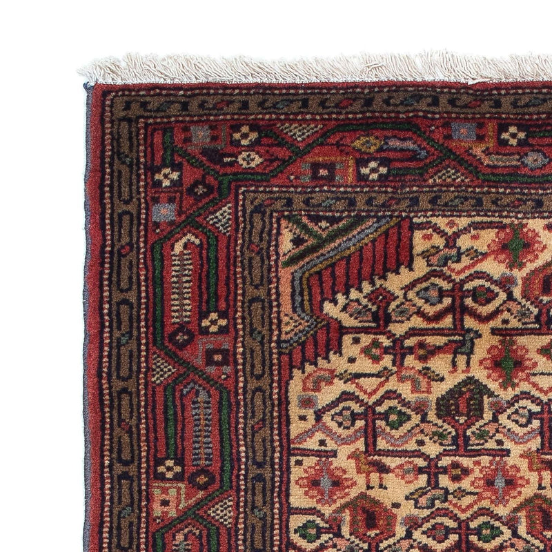 Persisk tæppe - Nomadisk - 133 x 82 cm - beige
