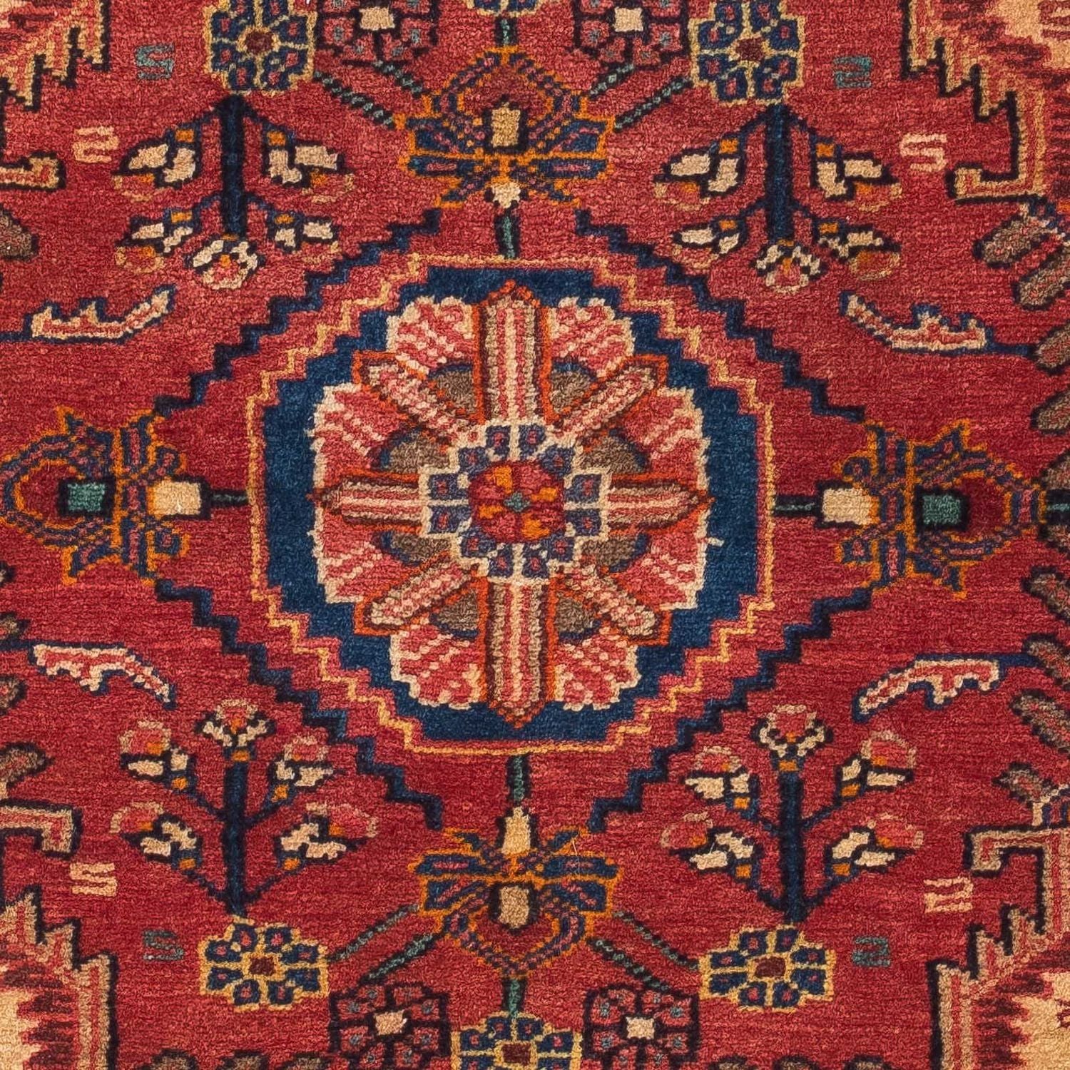 Persisk tæppe - Nomadisk - 124 x 90 cm - rød