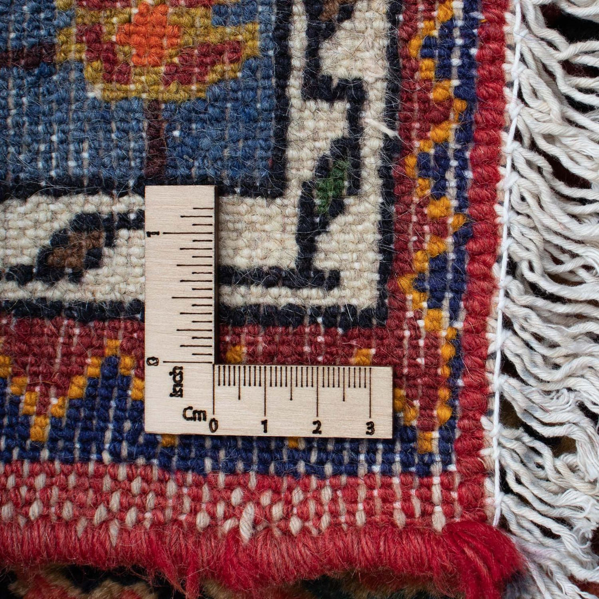 Persisk tæppe - Nomadisk - 128 x 86 cm - mørkeblå